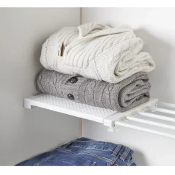 Rangement|Gifi Étagère amovible extensible blanche 38/55 cm