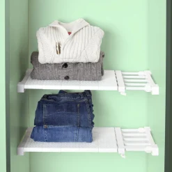 Rangement|Gifi Étagère amovible extensible blanche 38/55 cm