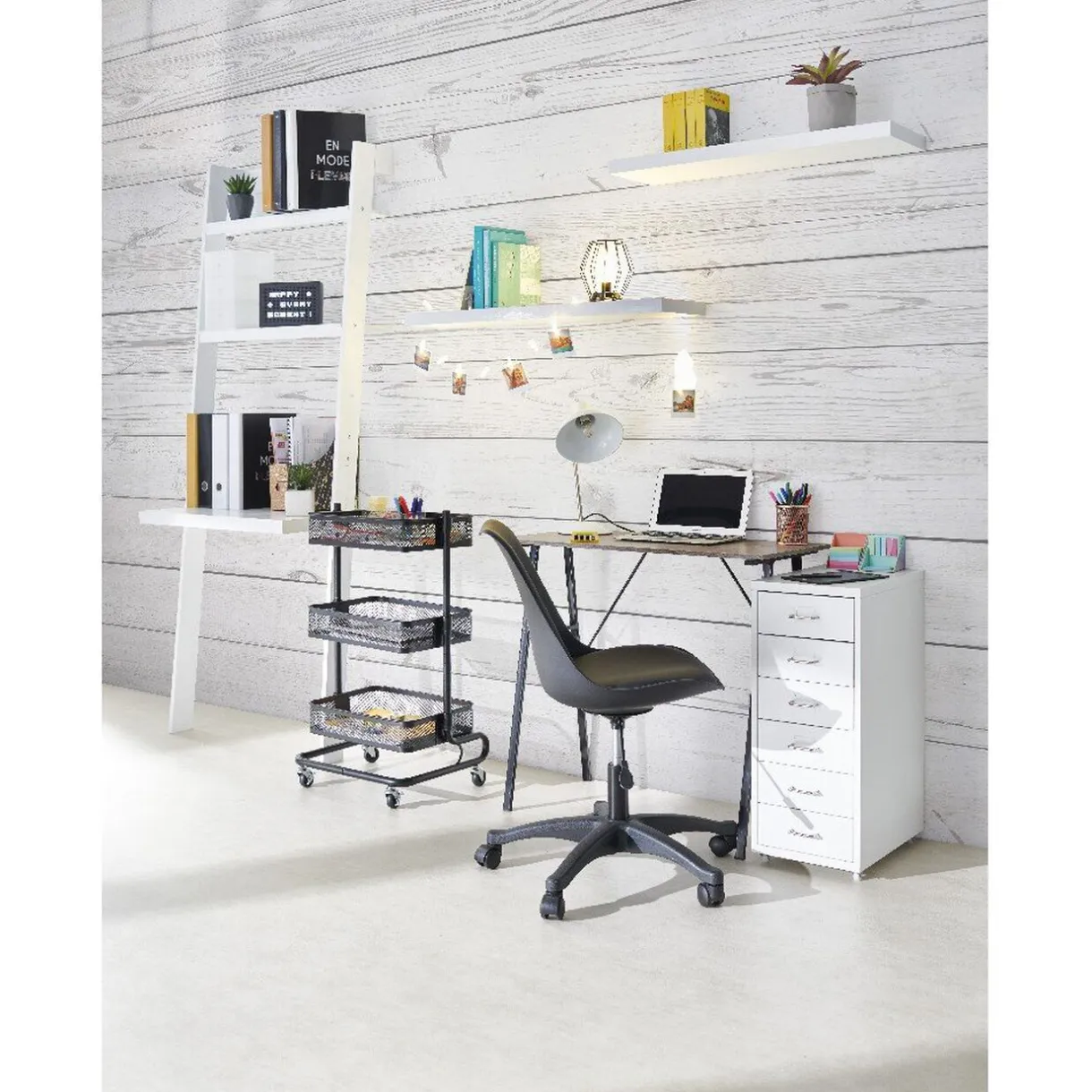 Rangement|Gifi Étagère bureau Zanora mdf blanc