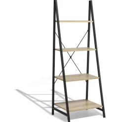 Rangement|Gifi Étagère Chicago 4 niveaux noir naturel