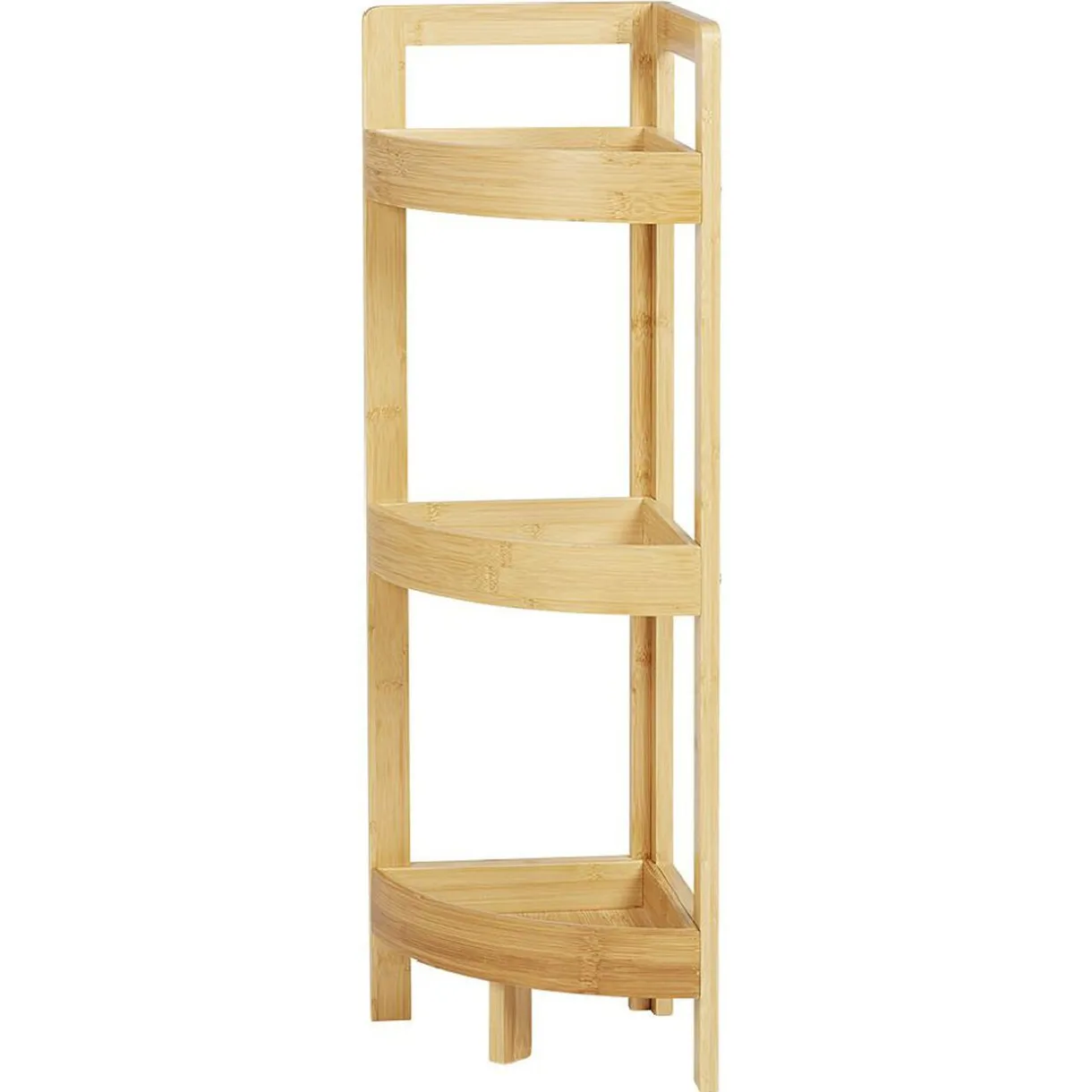 Gifi Étagère d'angle en bambou