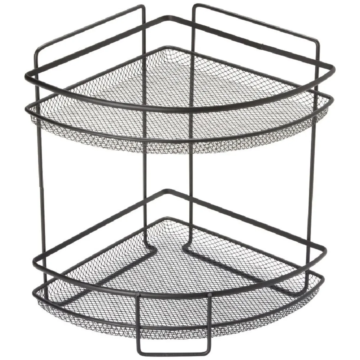 Étagère d'angle vintage métal noir 2 niveaux^Gifi Outlet