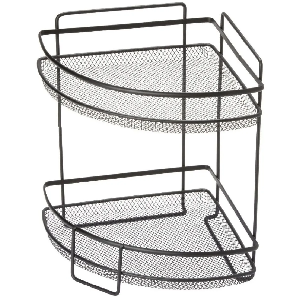 Étagère d'angle vintage métal noir 2 niveaux^Gifi Outlet