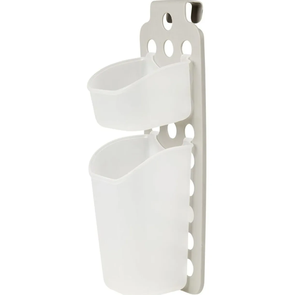 Sale Gifi Étagère de douche ajustable à suspendre blanc transparent