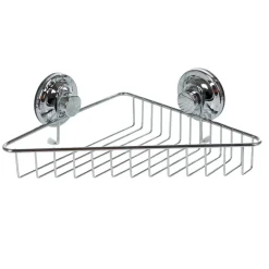 Best Gifi Étagère de douche panier d'angle à ventouse inox