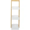 Clearance Gifi Étagère de salle de bain à 3 niveaux bambou 22x24xH73cm