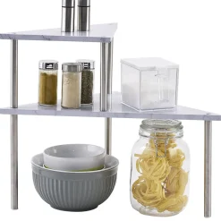 Online Gifi Étagère effet marbre 2 niveaux