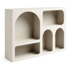 Rangement|Gifi Étagère en bois 6 niches blanc 40x9xH28cm