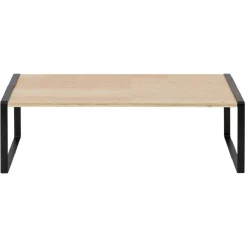 Rangement|Gifi Étagère en bois et métal noir 50x15xH18cm