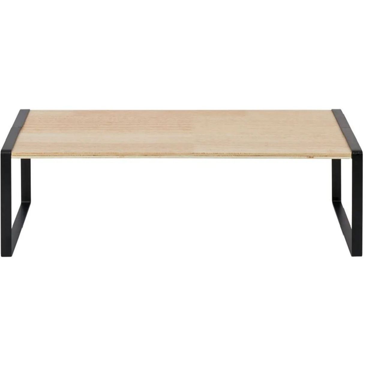 Rangement|Gifi Étagère en bois et métal noir 50x15xH18cm