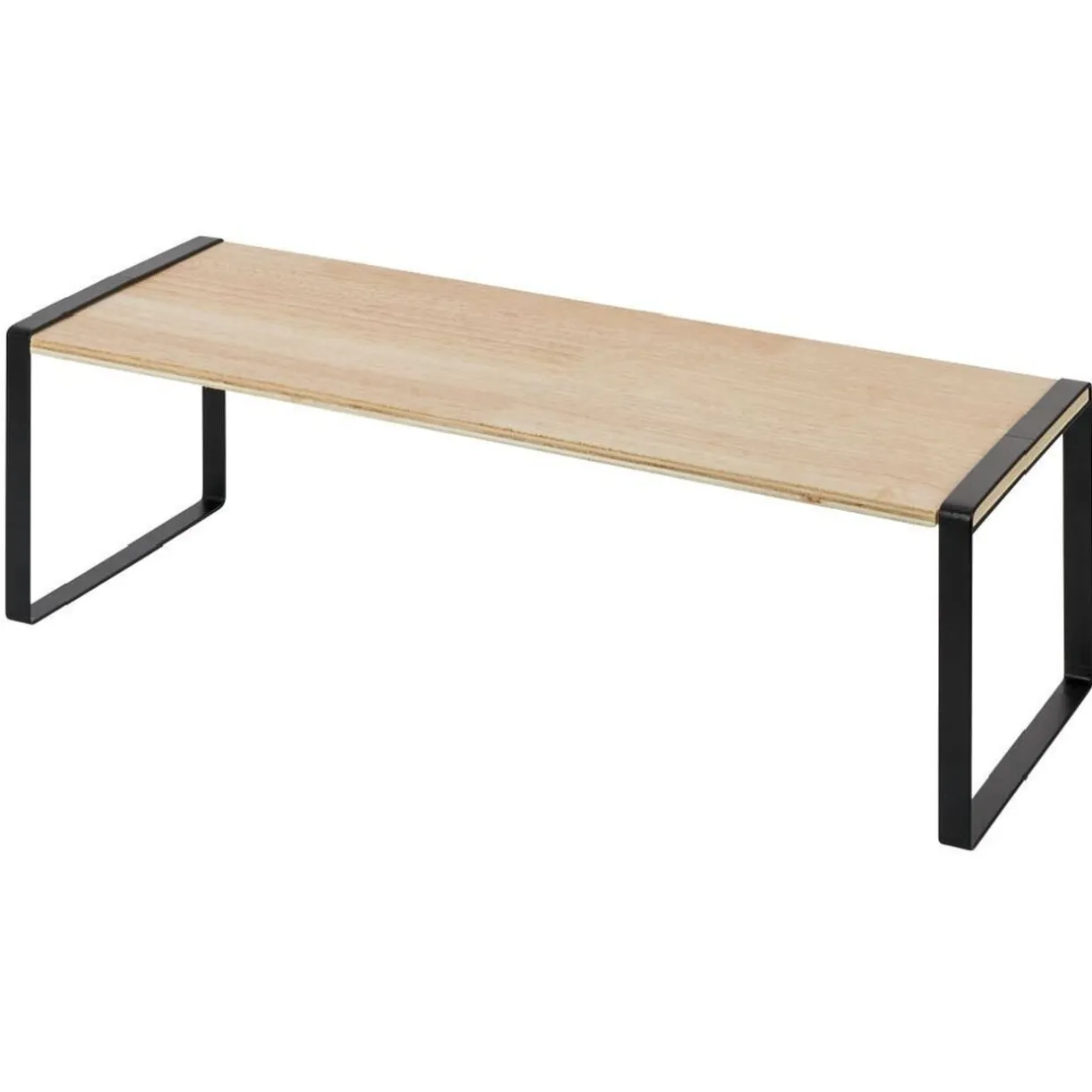 Rangement|Gifi Étagère en bois et métal noir 50x15xH18cm