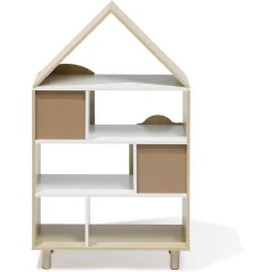 Rangement|Gifi Étagère enfant 7 cases design nuage arc en ciel - L60,5xP30xH100 cm