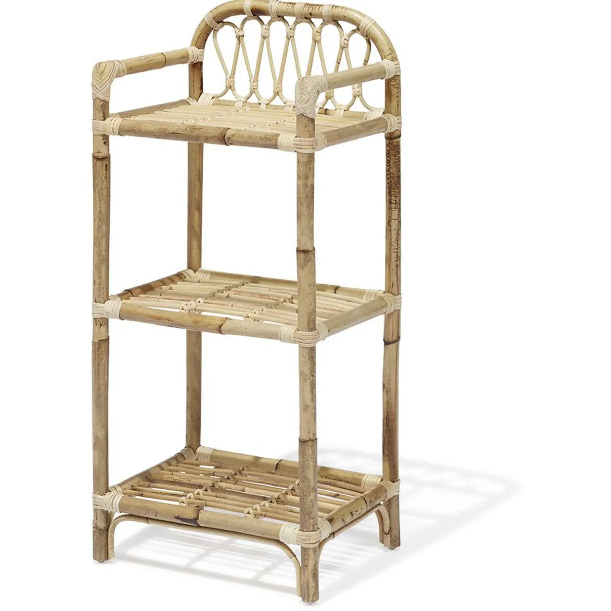 Rangement|Gifi Étagère Léonie rotin naturel - L40xP30xH86 cm