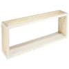 Rangement|Gifi Étagère murale bois et cannage L.40cm