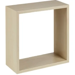 Rangement|Gifi Étagère murale carrée beige x3