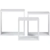 Rangement|Gifi Étagère murale carrée blanche x3