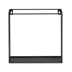 Rangement|Gifi Étagère murale carrée en métal noir x 4
