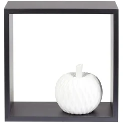 Rangement|Gifi Étagère murale carrée noire x3