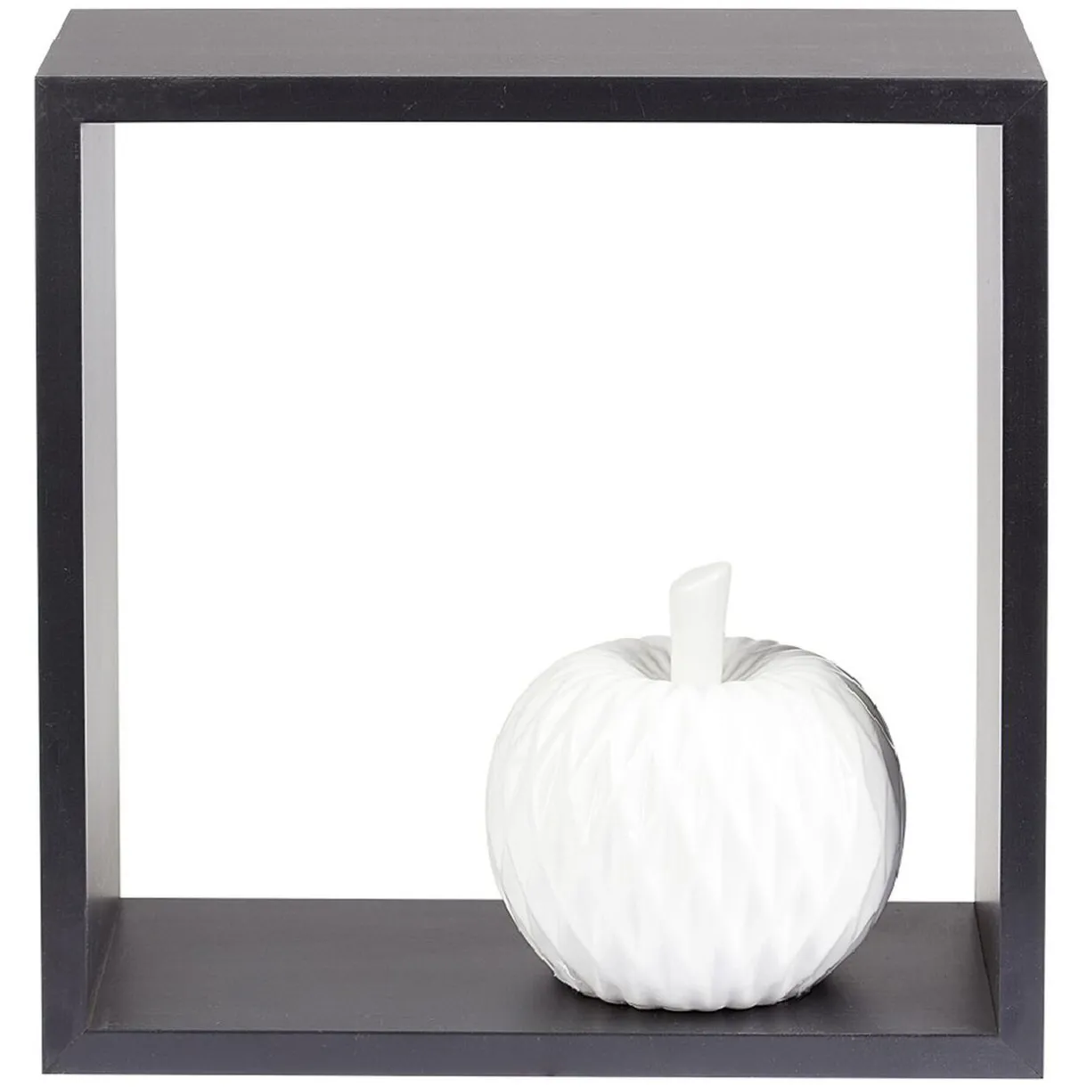 Rangement|Gifi Étagère murale carrée noire x3