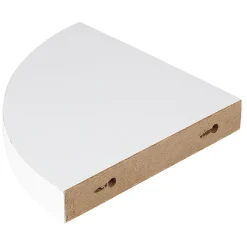 Rangement|Gifi Étagère murale d'angle bois blanc