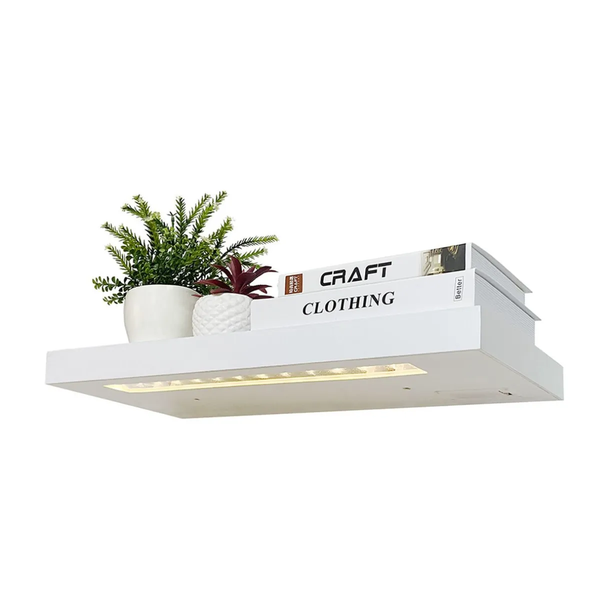 Rangement|Gifi Étagère murale lumineuse à LED L.60 cm