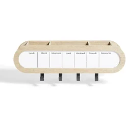 Rangement|Gifi Étagère murale mémo semainier 48x15,5xH12cm