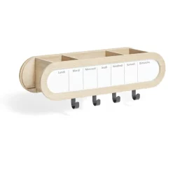 Rangement|Gifi Étagère murale mémo semainier 48x15,5xH12cm