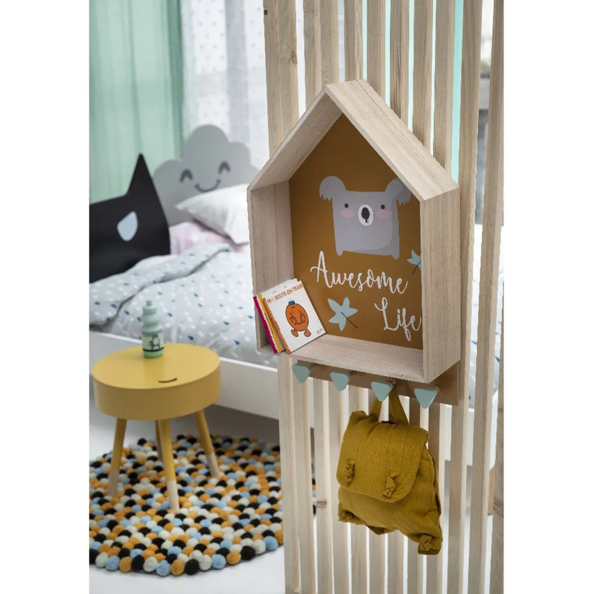 Rangement|Gifi Étagère murale Nais orange