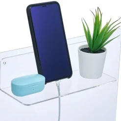 Rangement|Gifi Étagère murale plastique transparent L.23 cm