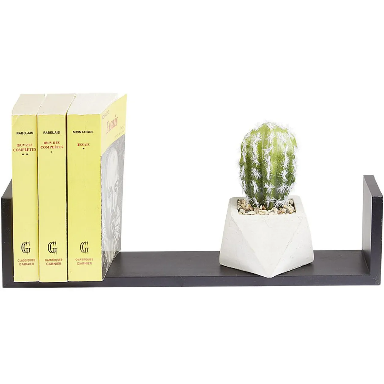 Rangement|Gifi Étagère murale rectangulaire noire x3