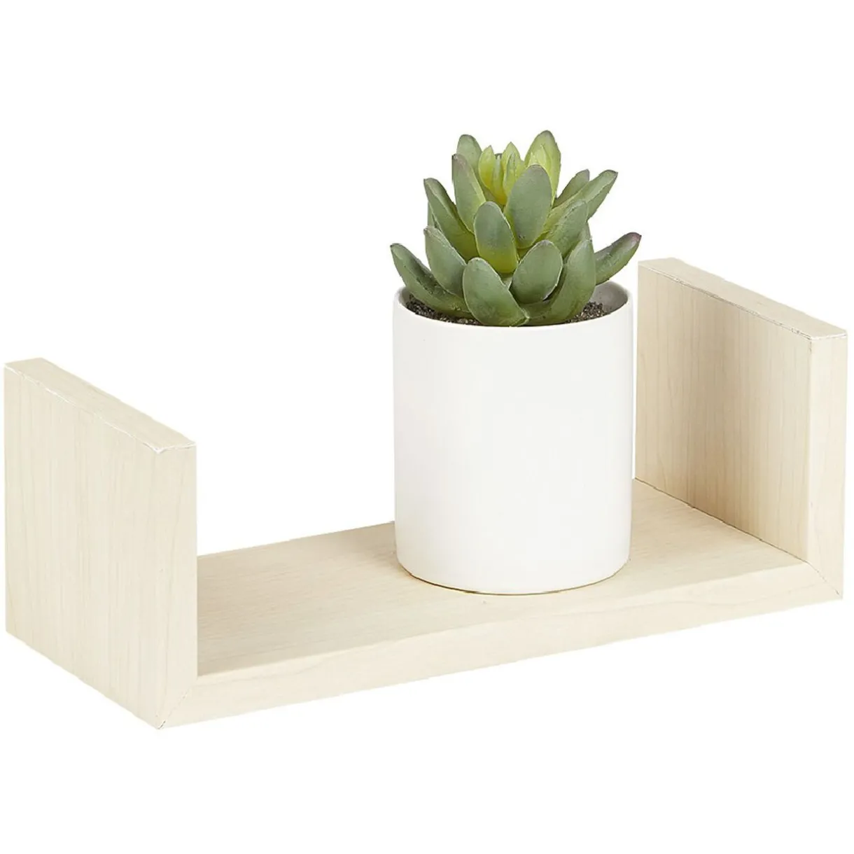 Rangement|Gifi Étagère murale rectangulaire beige x3