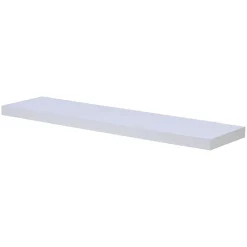Rangement|Gifi Étagère murale rectangulaire en bois blanc