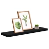 Rangement|Gifi Étagère murale rectangulaire en bois noir