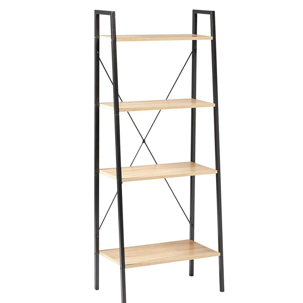 Rangement|Gifi Étagère New York 4 niveaux métal et bois