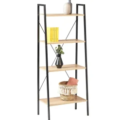 Rangement|Gifi Étagère New York 4 niveaux métal et bois