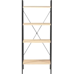 Rangement|Gifi Étagère New York 4 niveaux métal et bois