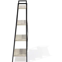 Rangement|Gifi Étagère New York 4 niveaux métal et bois - 60x35xH135cm