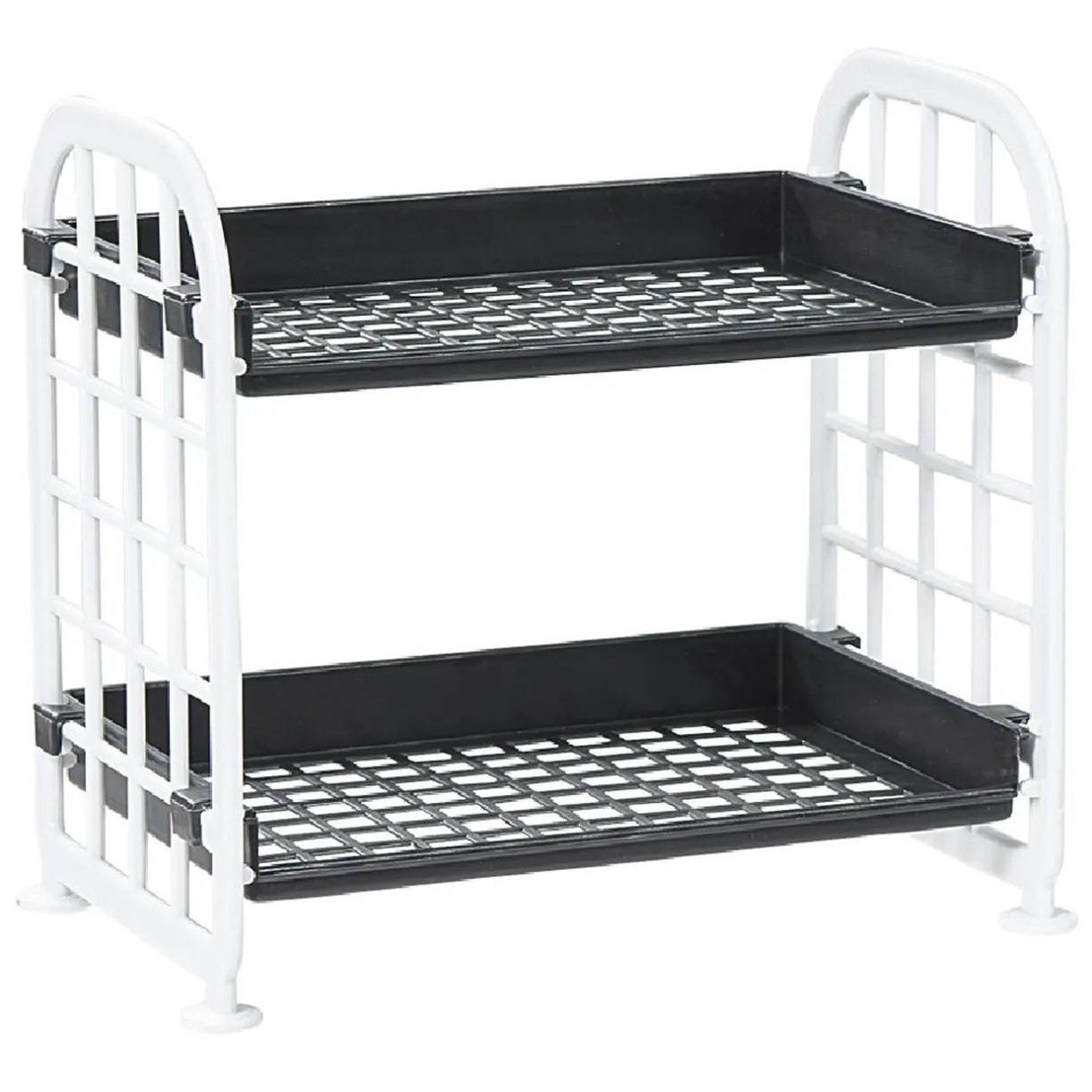Rangement|Gifi Étagère noire et blanche 2 niveaux