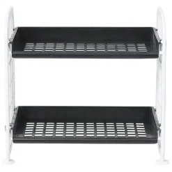 Rangement|Gifi Étagère noire et blanche 2 niveaux