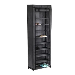 Rangement|Gifi Étagère range chaussures avec housse anti poussière 30 paires