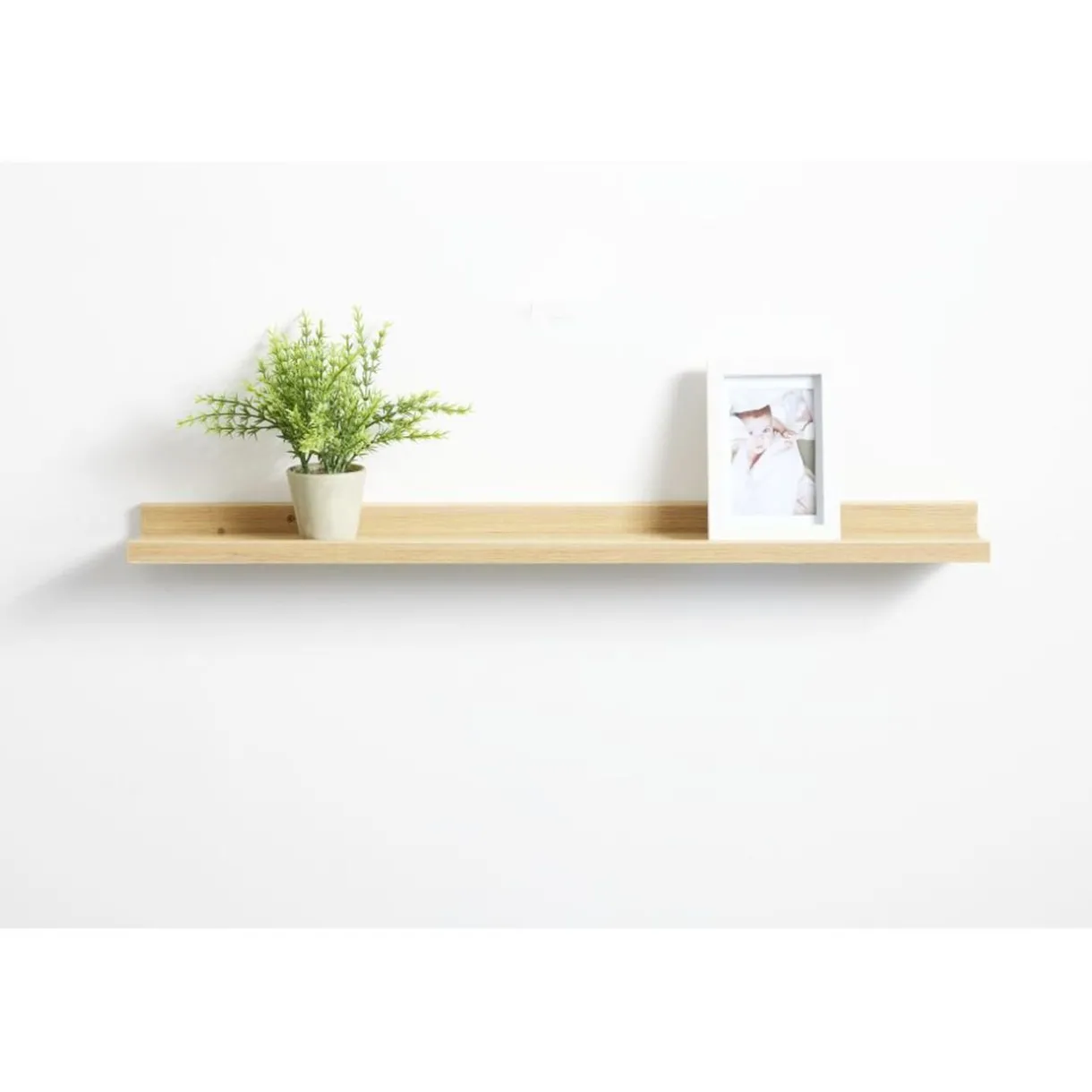 Rangement|Gifi Étagère Ronny marron brun 80x10xH4cm