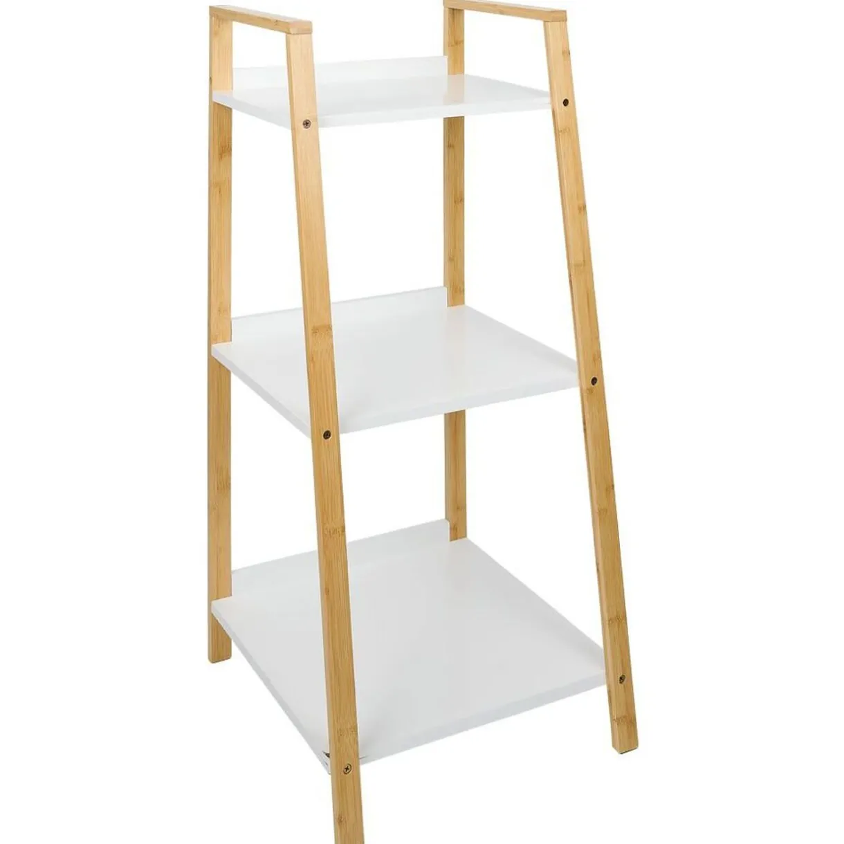 Hot Gifi Étagère salle de bain 3 niveaux bambou 34,5x36xH76cm