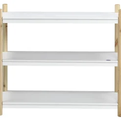 Rangement|Gifi Étagère scandinave bois 3 niveaux blanc et naturel