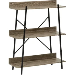 Rangement|Gifi Étagère style industriel bois et métal 3 niveaux