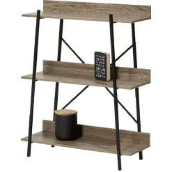 Rangement|Gifi Étagère style industriel bois et métal 3 niveaux