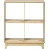 Rangement|Gifi Étagère sur pieds à 4 casiers contreplaqué naturel