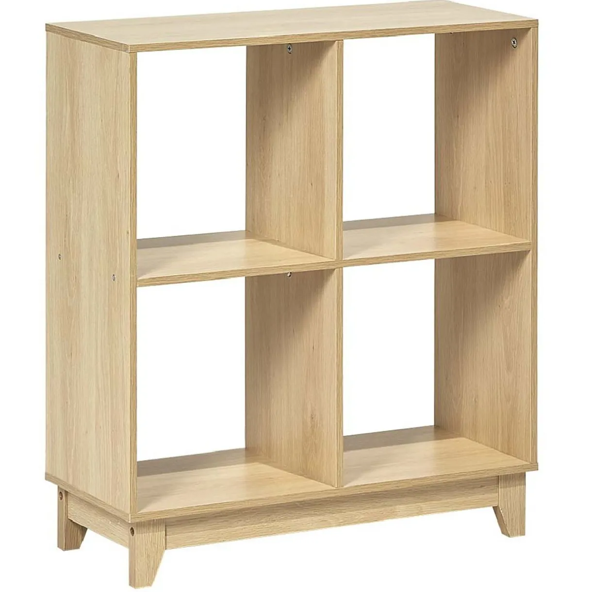 Rangement|Gifi Étagère sur pieds à 4 casiers contreplaqué naturel