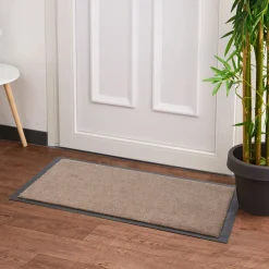 Nettoyage Et Entretien|Gifi Tapis anti poussière taupe et noir