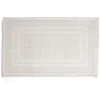 Discount Gifi Tapis de bain 100% coton blanc uni 70x50cm
