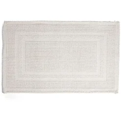 Discount Gifi Tapis de bain 100% coton blanc uni 70x50cm